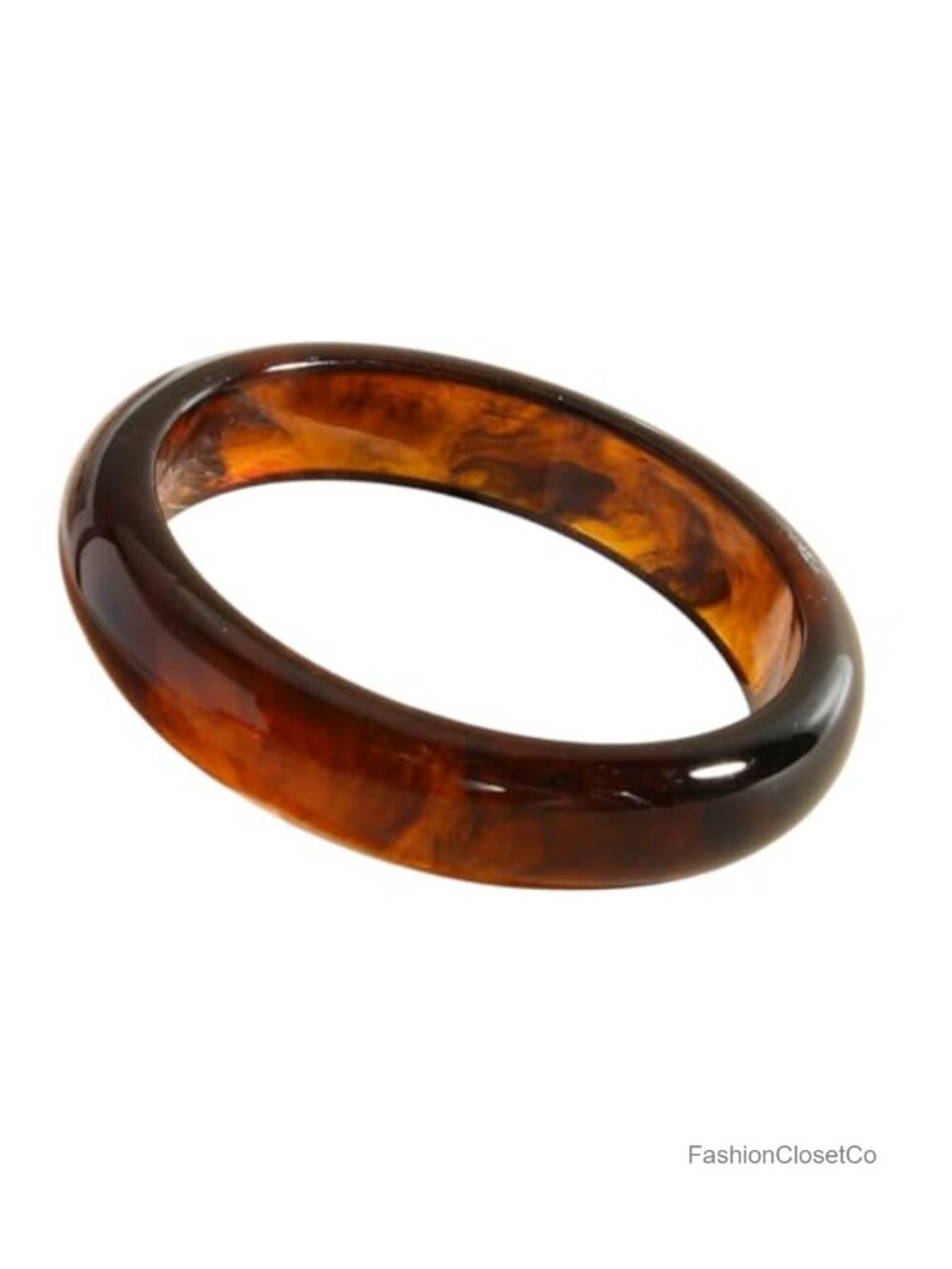 Vintage Resin Bangle Bracelet Chunky Statement Geometric